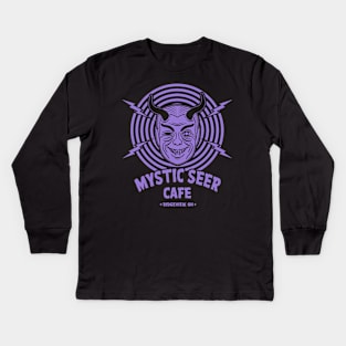 Mystic Seer Cafe - 1Color Kids Long Sleeve T-Shirt